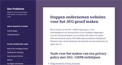 Desktop Screenshot of devproblems.com