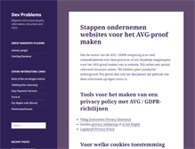 Tablet Screenshot of devproblems.com